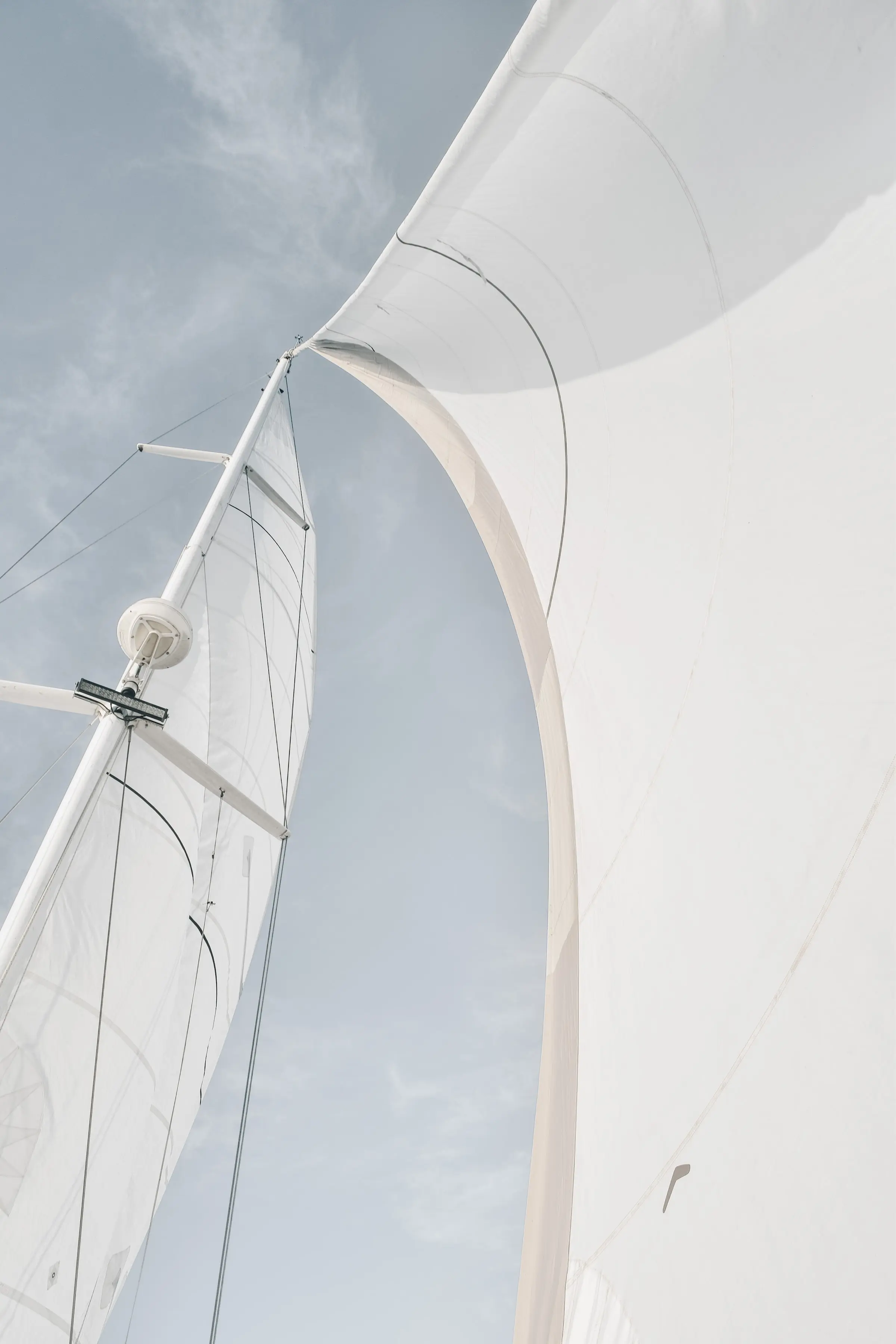 sailing yacht in ocean